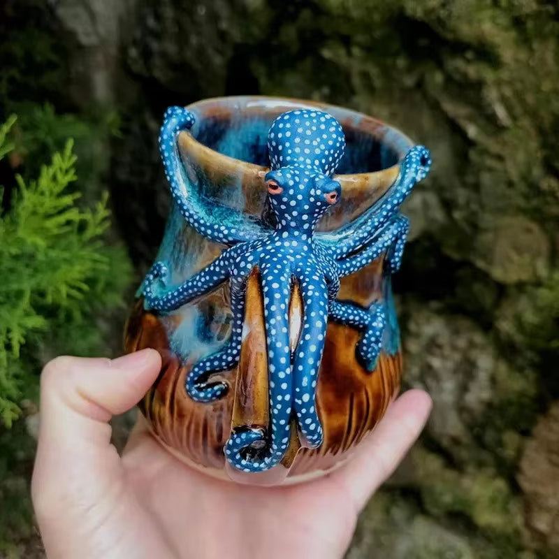 Handmade Octopus Mug