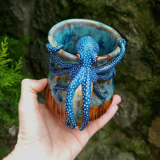 Handmade Octopus Mug