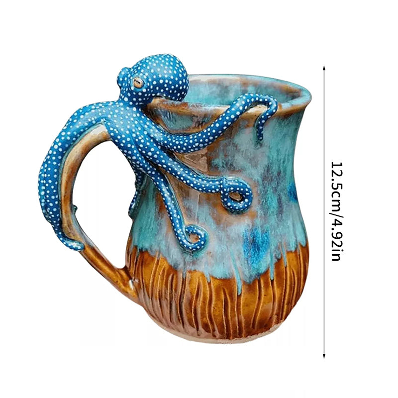 Handmade Octopus Mug