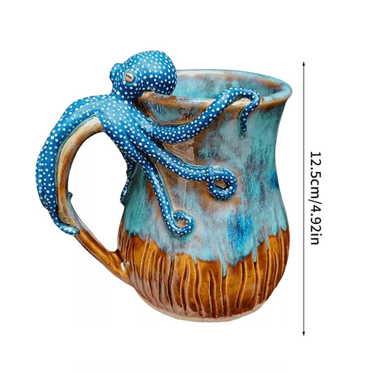 Handmade Octopus Mug