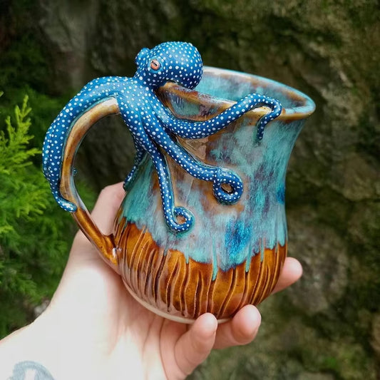 Handmade Octopus Mug