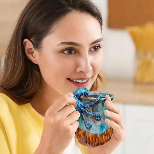 Handmade Octopus Mug