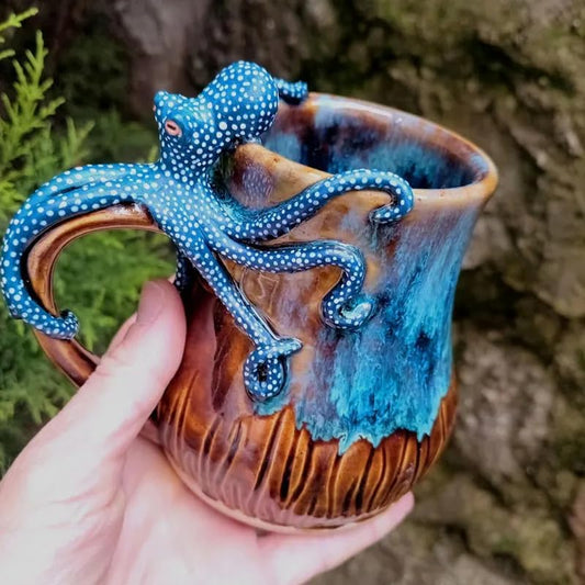 Handmade Octopus Mug
