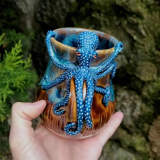 Handmade Octopus Mug