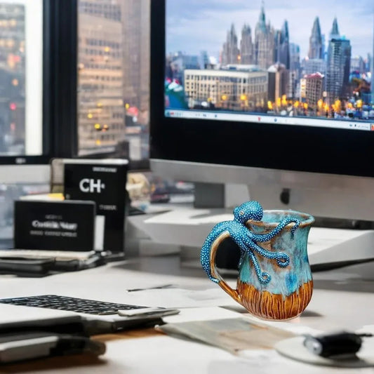 Handmade Octopus Mug