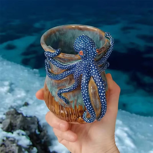 Handmade Octopus Mug