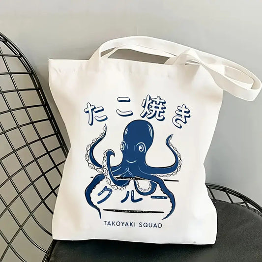 Printed Canvas Casual Fashion tote bag