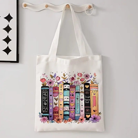 Printed Canvas Casual Fashion tote bag