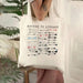 Printed Canvas Casual Fashion tote bag