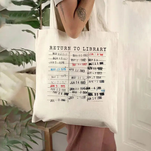 Printed Canvas Casual Fashion tote bag