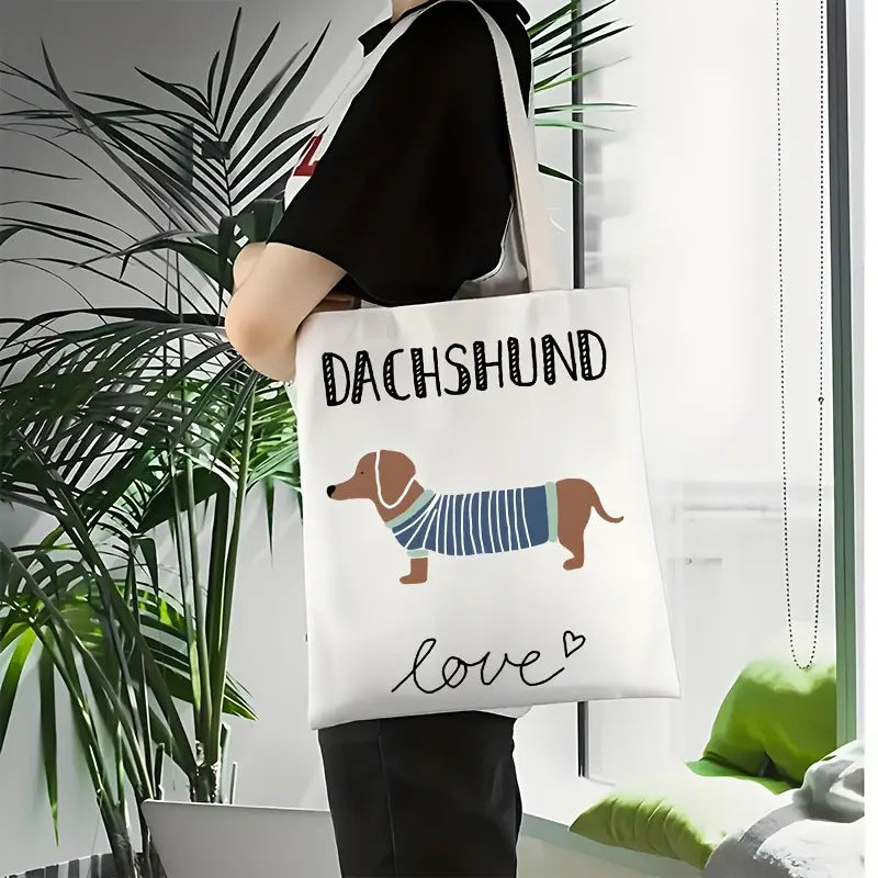 Printed Canvas Casual Fashion tote bag