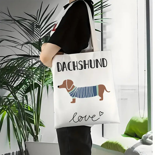 Printed Canvas Casual Fashion tote bag