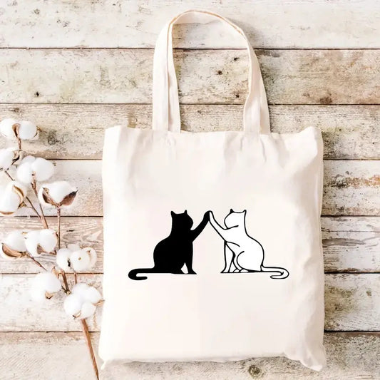 Printed Canvas Casual Fashion tote bag